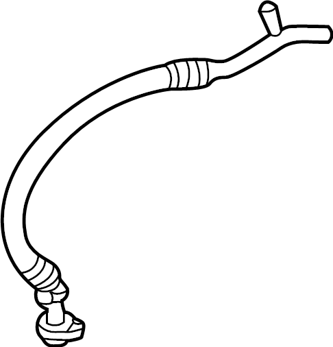 View 95B260707M A/C Refrigerant Suction Hose (Upper) Full-Sized Product Image
