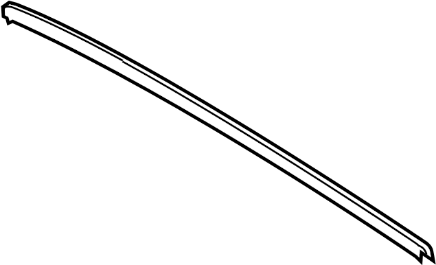 View 95B823737 Hood Seal (Rear) Full-Sized Product Image