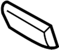 View 95B823739 Hood Seal Full-Sized Product Image