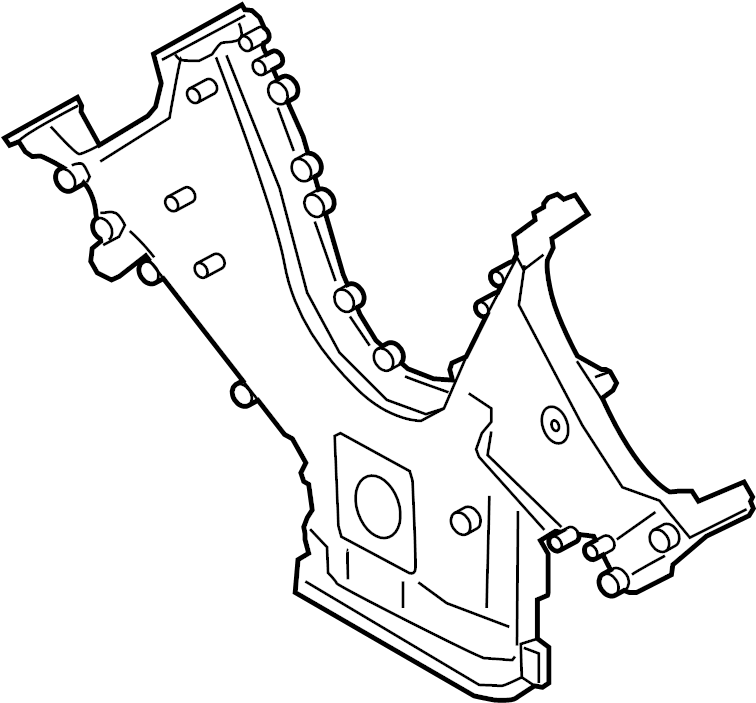 View 94610102202 Engine Timing Cover (Front) Full-Sized Product Image