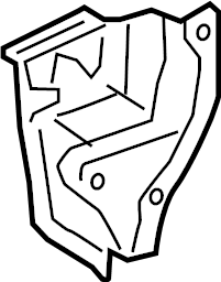 View 8K0399059H Bracket. Support. Mount. (Upper) Full-Sized Product Image