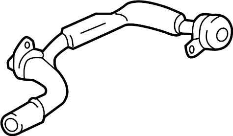 View 95812149710 Coolant. Water. Line. Hose. inlet. COOLING TUBE T. Engine. Turbocharger.  Full-Sized Product Image