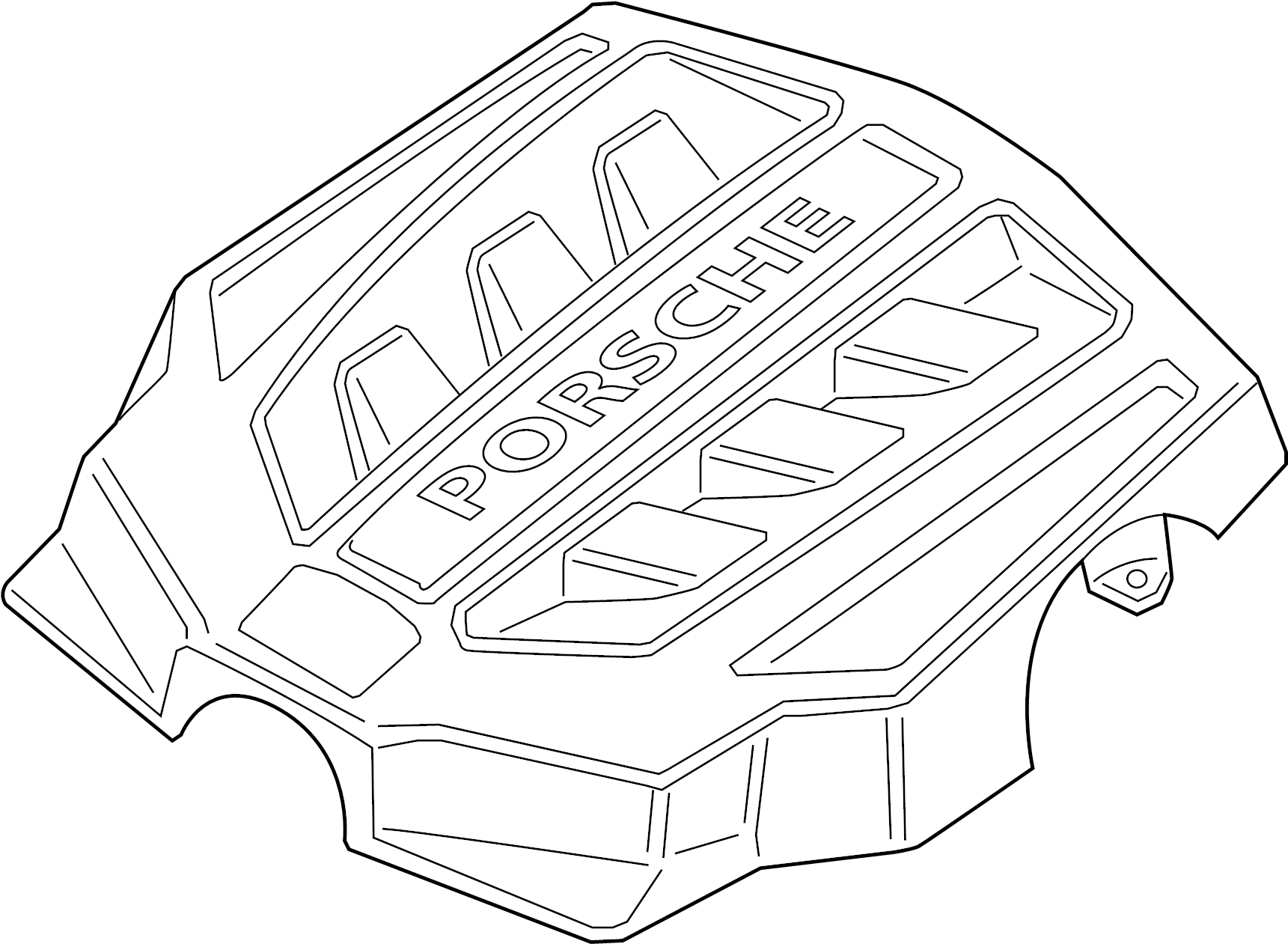 View 95B103925N Engine Cover Full-Sized Product Image