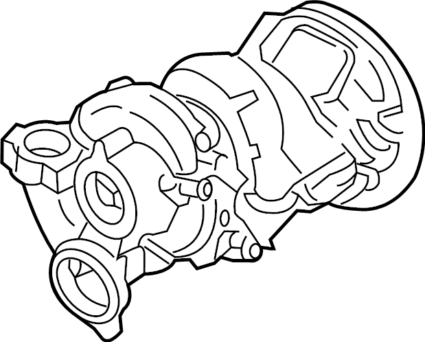 View PAB145704C Exhaust gas turbocha. Manifold. Turbocharger.  Full-Sized Product Image