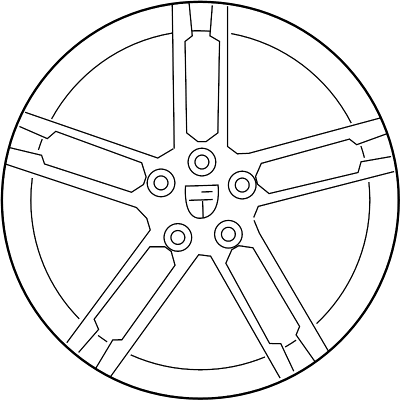 View 95B601025FR88Z Wheel Full-Sized Product Image