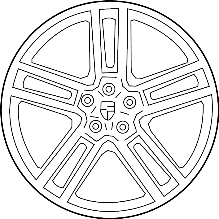 View 95B601025EJOZ1 Wheel Full-Sized Product Image