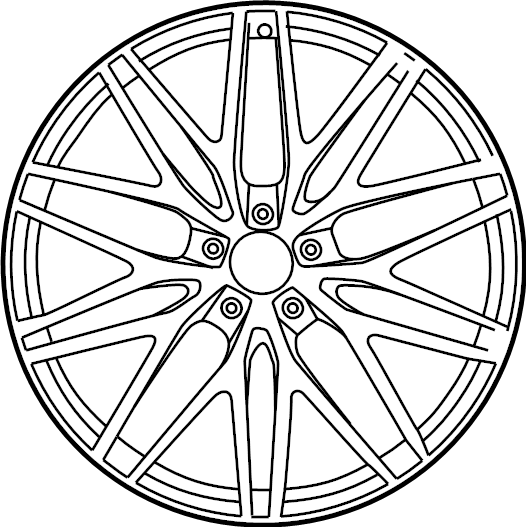 View 95B601025FDJE1 Wheel Full-Sized Product Image