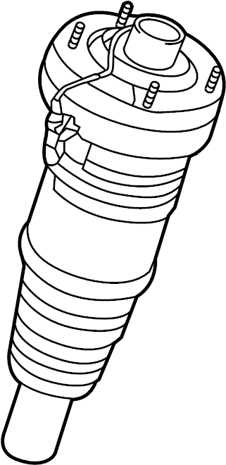 View 95B616039P Suspension Shock Absorber Full-Sized Product Image