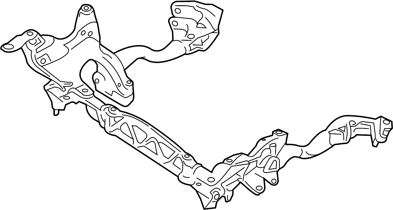 View 95B399315B Suspension Subframe Crossmember Full-Sized Product Image