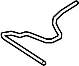View 95B955571 Windshield Washer Hose (Rear) Full-Sized Product Image