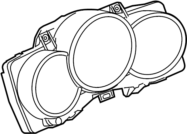 View 95B920902P6N3 Instrument Cluster.  Full-Sized Product Image