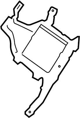 View 95B035209B Radio Amplifier Bracket Full-Sized Product Image