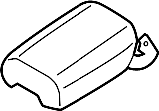 View 95B864207TOK6 Console Armrest Full-Sized Product Image