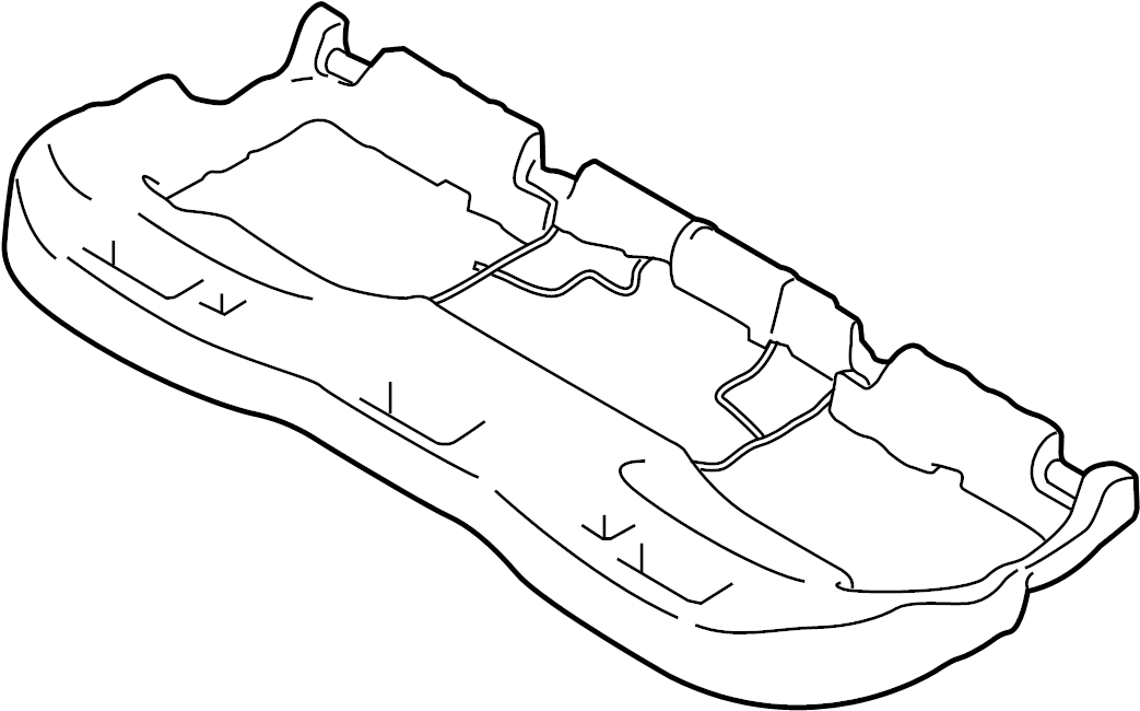 View 95B885259B Seat Frame (Lower) Full-Sized Product Image