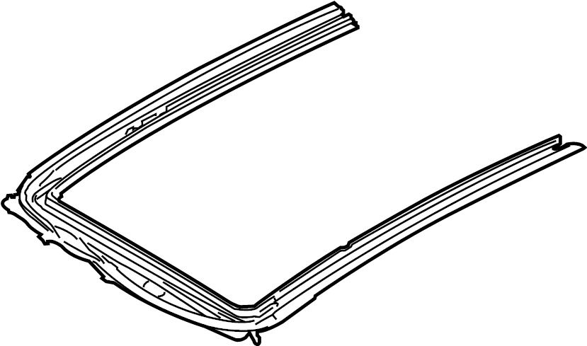 View 95B877941B Sunroof Frame Full-Sized Product Image