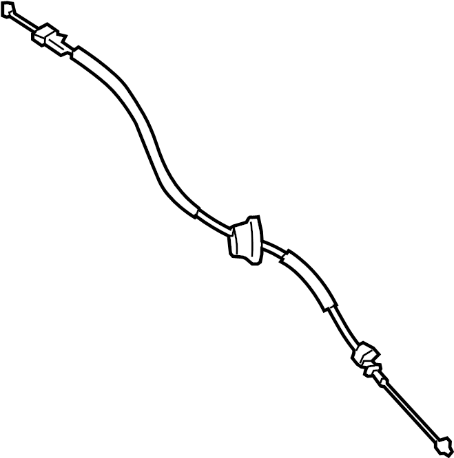 View 95B837085 Door Latch Cable Full-Sized Product Image