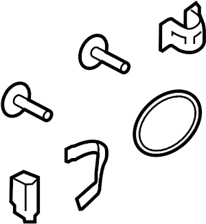 View 95B898099 Repair kit. SCREW KIT.  Full-Sized Product Image