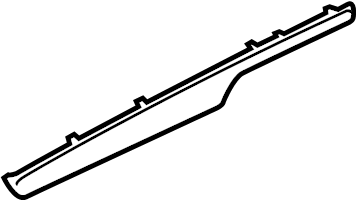 View 95B867409DOT1 Door Trim Molding (Front) Full-Sized Product Image