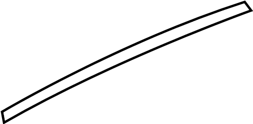View 95B853907BA78 Door Reveal Molding (Upper) Full-Sized Product Image