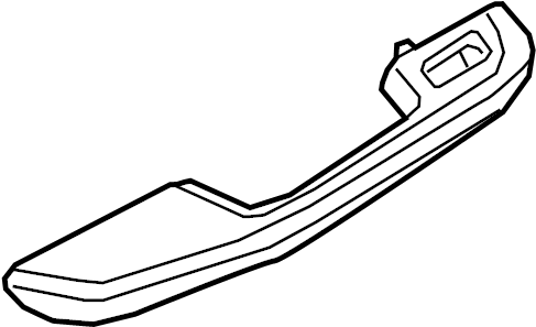 View 95B867373EOA1 Door Armrest Full-Sized Product Image