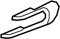 View 95B837020GT8 Interior Door Handle Full-Sized Product Image