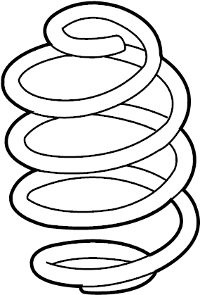 View 95B511115AD504 Coil Spring Full-Sized Product Image
