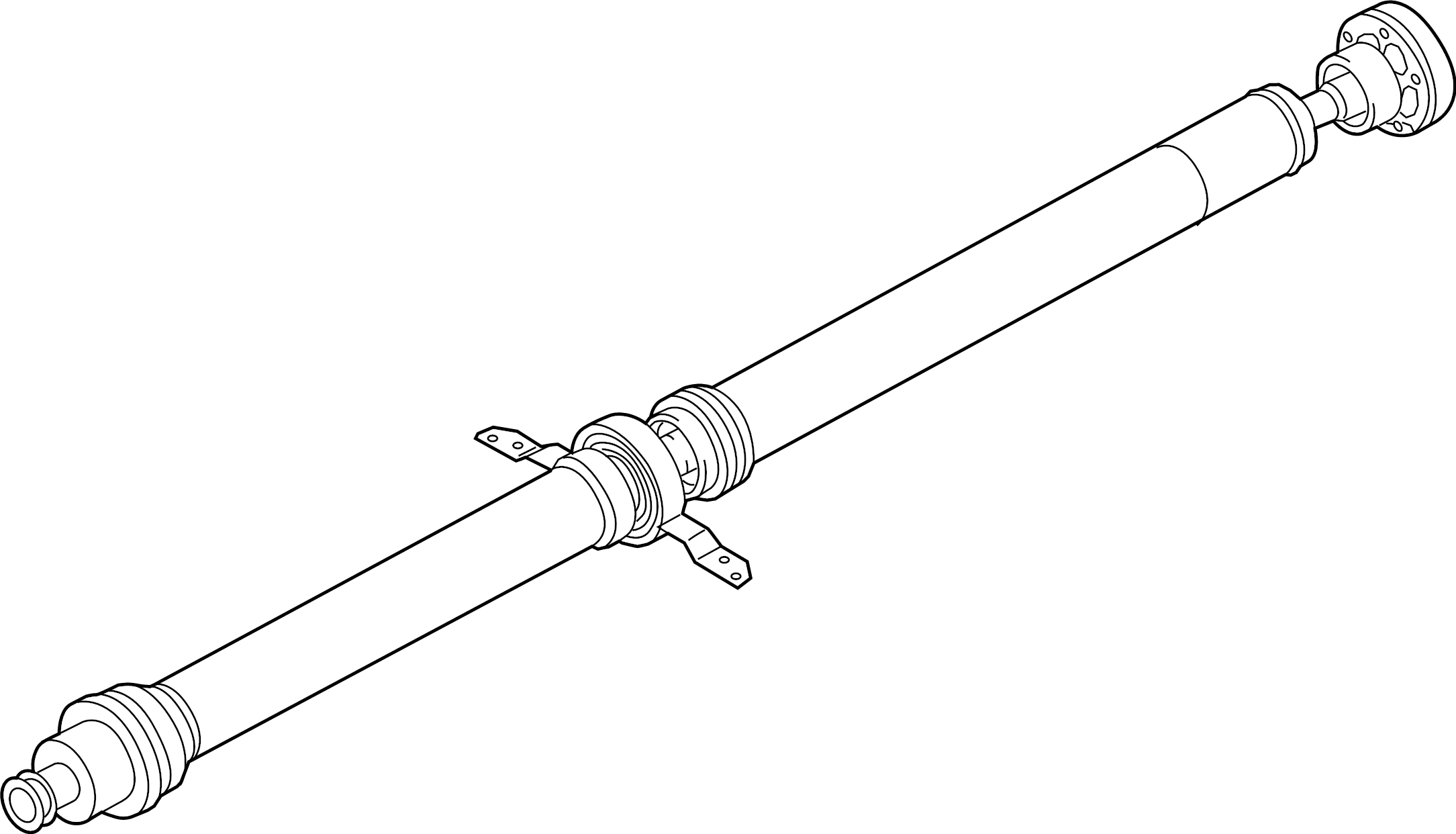 View 95B521101P Drive Shaft Full-Sized Product Image