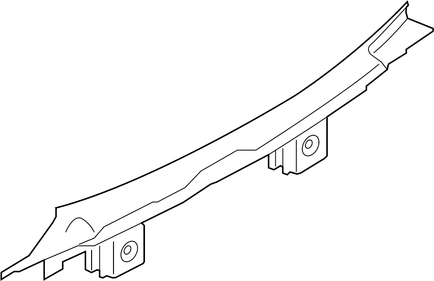 View 95B813303BYGRV Rear Body Panel (Rear, Upper, Lower) Full-Sized Product Image