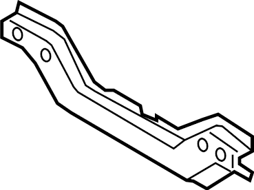 View 95B803671YGRV Floor Pan Crossmember (Rear) Full-Sized Product Image