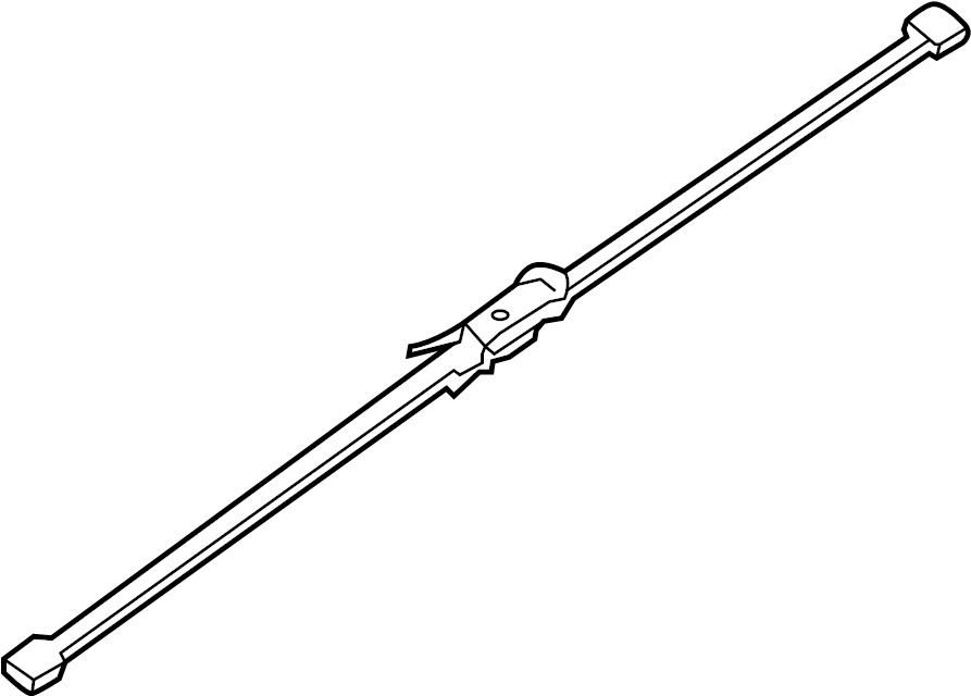 View 971955427A Back Glass Wiper Blade (Rear) Full-Sized Product Image