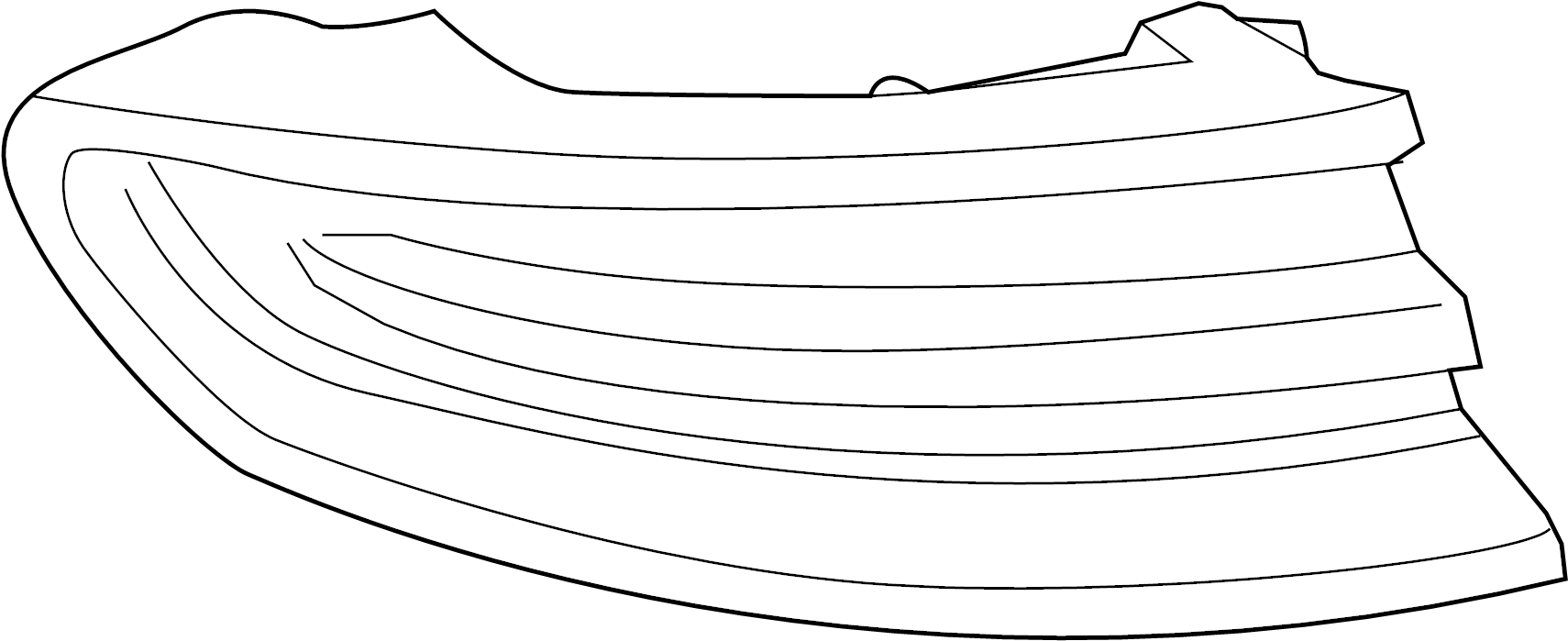 View 95B945095L Tail Light Assembly (Rear) Full-Sized Product Image