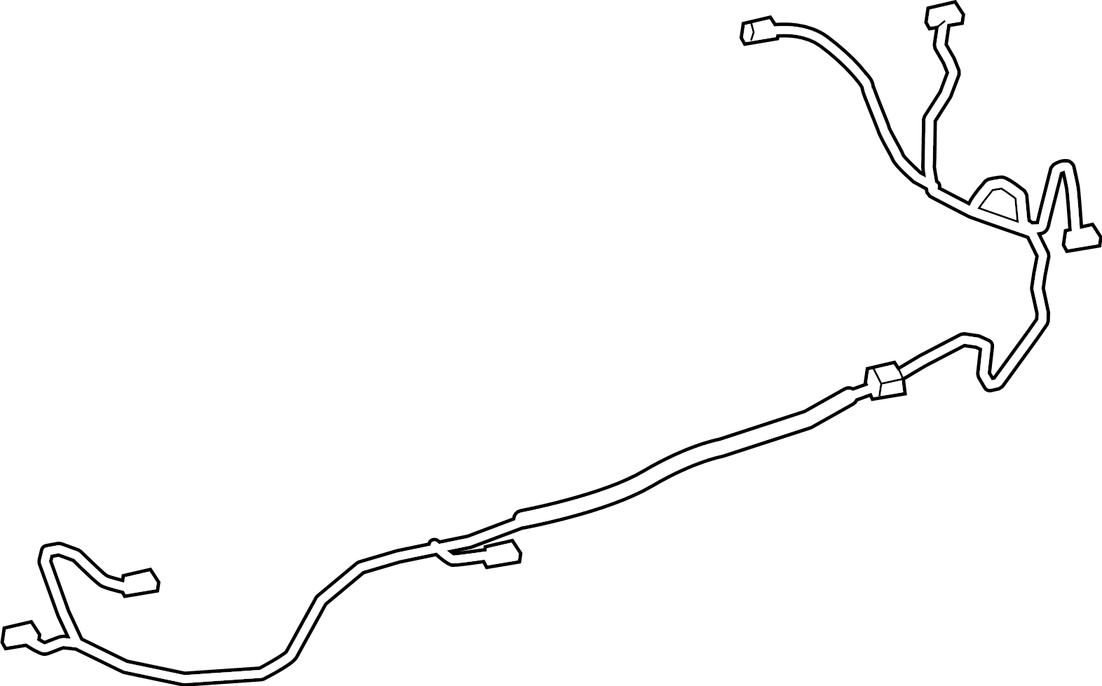 View 95B971104AQ Parking Aid System Wiring Harness Full-Sized Product Image