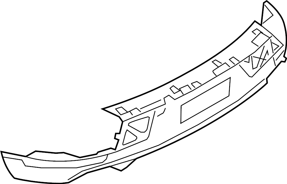 View 95B807521AA1E0 Bumper Cover (Lower) Full-Sized Product Image