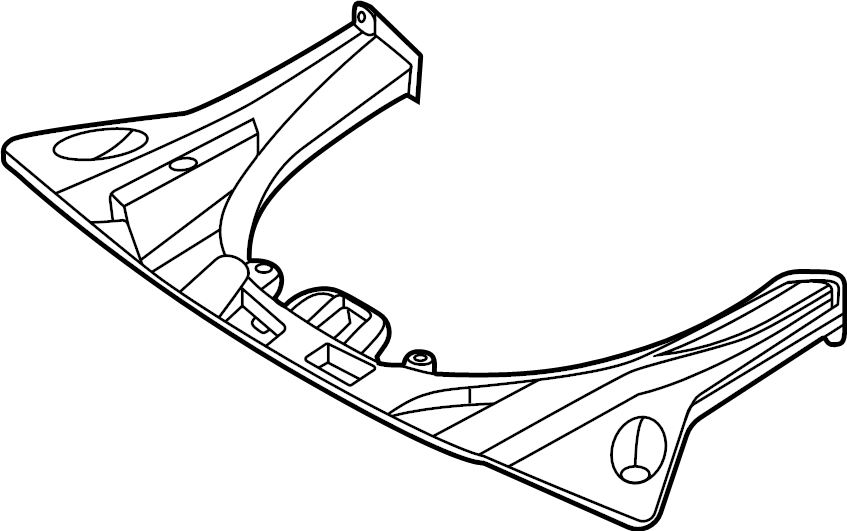 View 9J1805353B Bumper Cover Reinforcement (Lower) Full-Sized Product Image