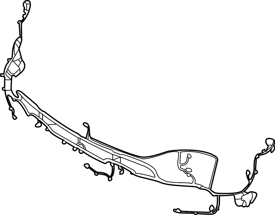 View 9J1971095DC Parking Aid System Wiring Harness Full-Sized Product Image