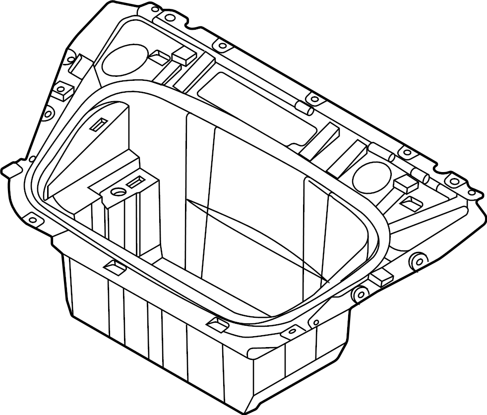 View 9J1805075A Trunk Floor Storage Box Full-Sized Product Image