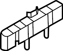 View 9J1915344 Battery. BRACKET. Hold Down. Retainer for. Vehicle.  Full-Sized Product Image