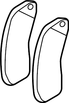 View 9J1698151J Disc Brake Pad Set (Front) Full-Sized Product Image