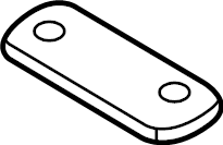 View 971411055A Suspension Stabilizer Bar Bracket Full-Sized Product Image