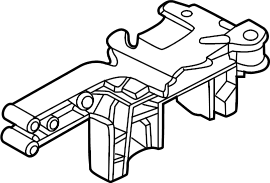 View 9J1413357A Suspension Subframe Reinforcement Bracket (Rear, Lower) Full-Sized Product Image