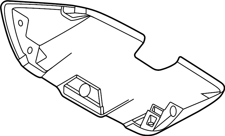 View 9J1863081B1E0 Interior Rear View Mirror Cover (Upper, Lower) Full-Sized Product Image