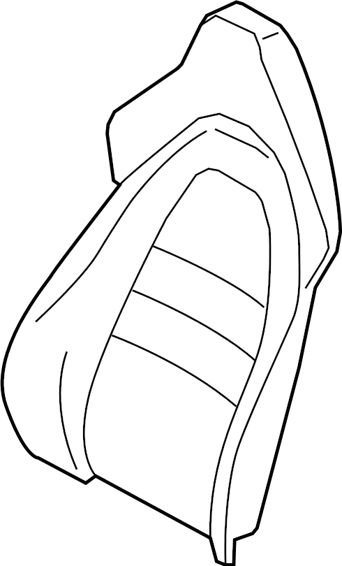 View 9J1881805JBH0 Seat Back Cushion Cover (Lower) Full-Sized Product Image