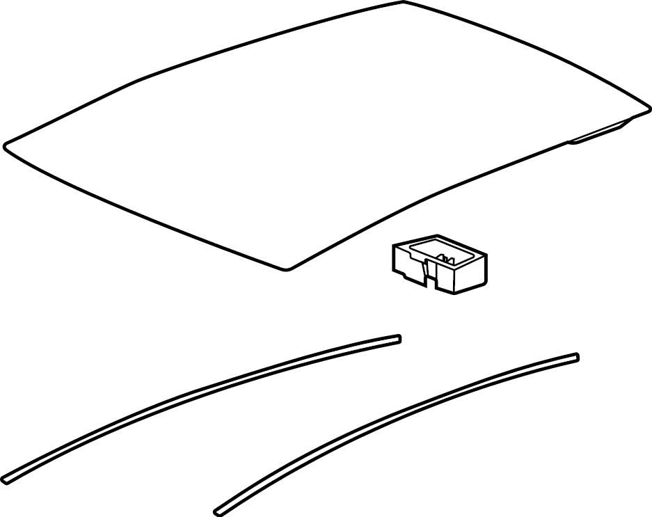 View 9J1877069Y041 Sunroof Glass Full-Sized Product Image