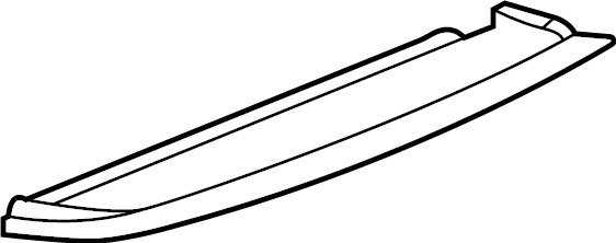 View 9J1807863 Bumper Cover Support Rail (Lower) Full-Sized Product Image