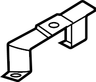 View 9J1825199 Bumper Cover Support Rail Bracket (Lower) Full-Sized Product Image