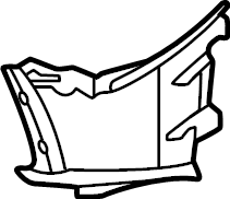 View 982807606OK1 Radiator Support Air Deflector (Lower) Full-Sized Product Image
