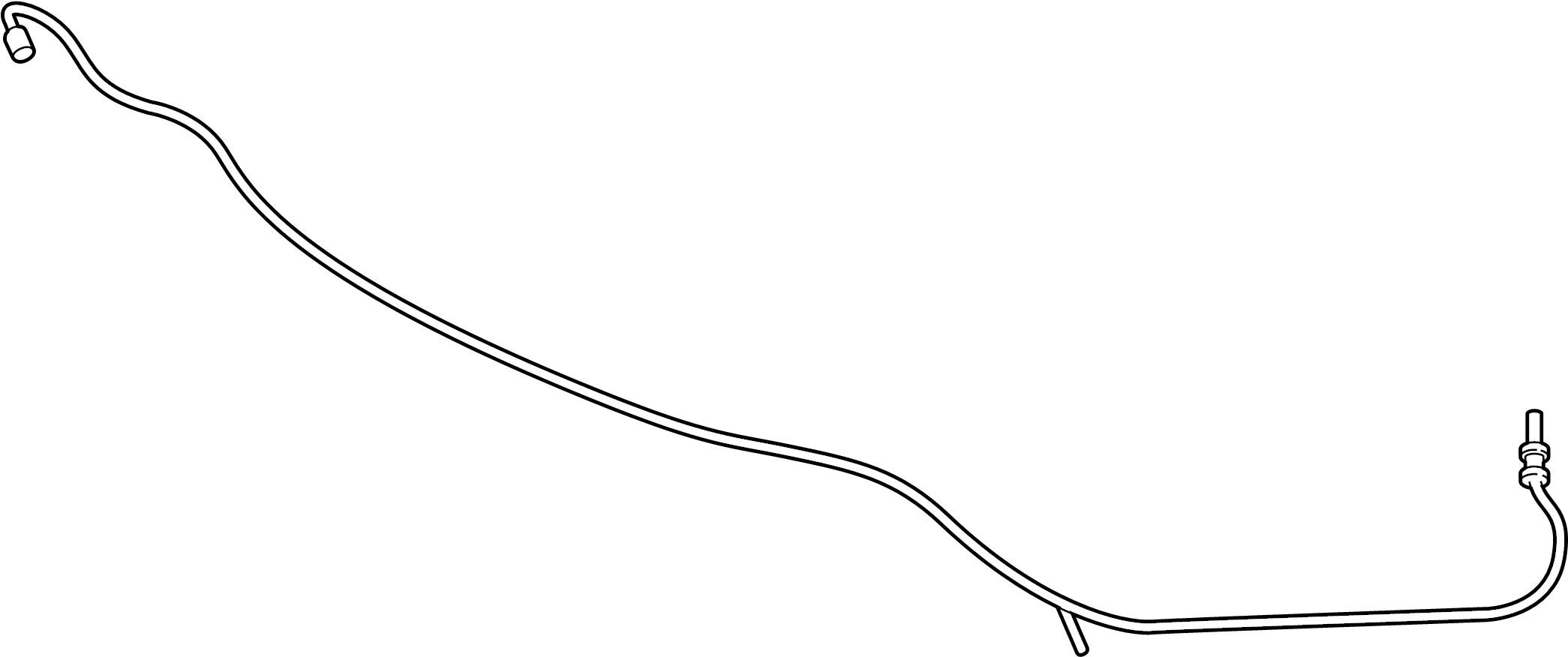 View 982955944B Headlight Washer Hose (Front) Full-Sized Product Image