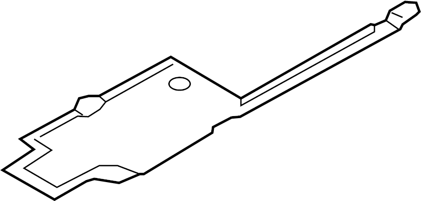View 99150460500 Floor Pan Splash Shield (Front) Full-Sized Product Image