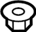 View 99904903901 Nut. Support. Shield.  Full-Sized Product Image