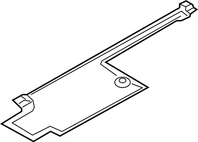 View 99150460600 Floor Pan Splash Shield (Front) Full-Sized Product Image